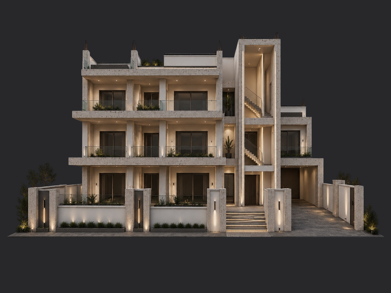 Promoción de varios chalets unifamiliares de obra nueva alineados sobre parcela urbanizada, ejemplo gestionado en HouseList.